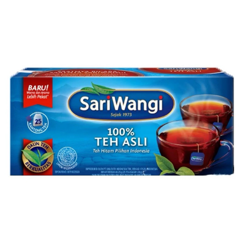 

TEH SARIWANGI TEH HITAM CELUP SARIWANGI - 25 kantong