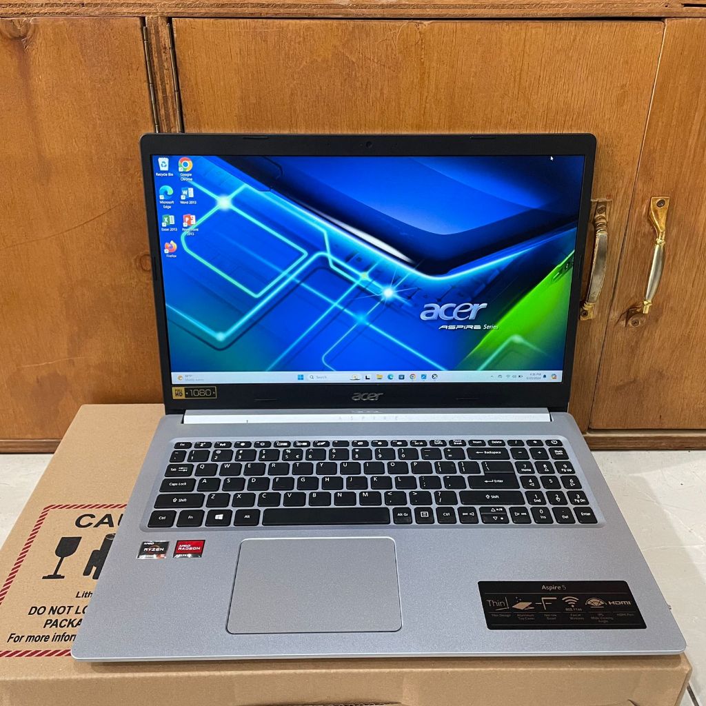 Laptop Acer Aspire 5 A515-45, Amd Ryzen 5 - 5500U, Ram 8 / 512Gb, 15Inc, Silver