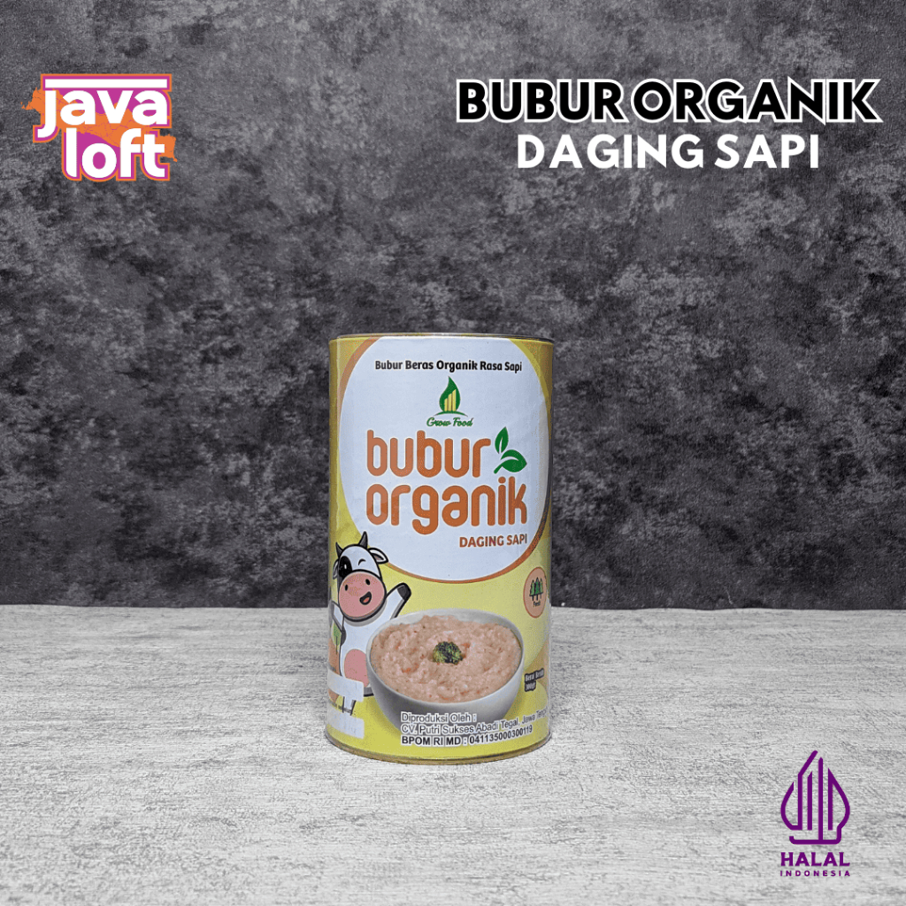 

Bubur Organik Grow Food Makanan Bubur Instan Varia Rasa Khas Tegal Enak Dan Bergizi