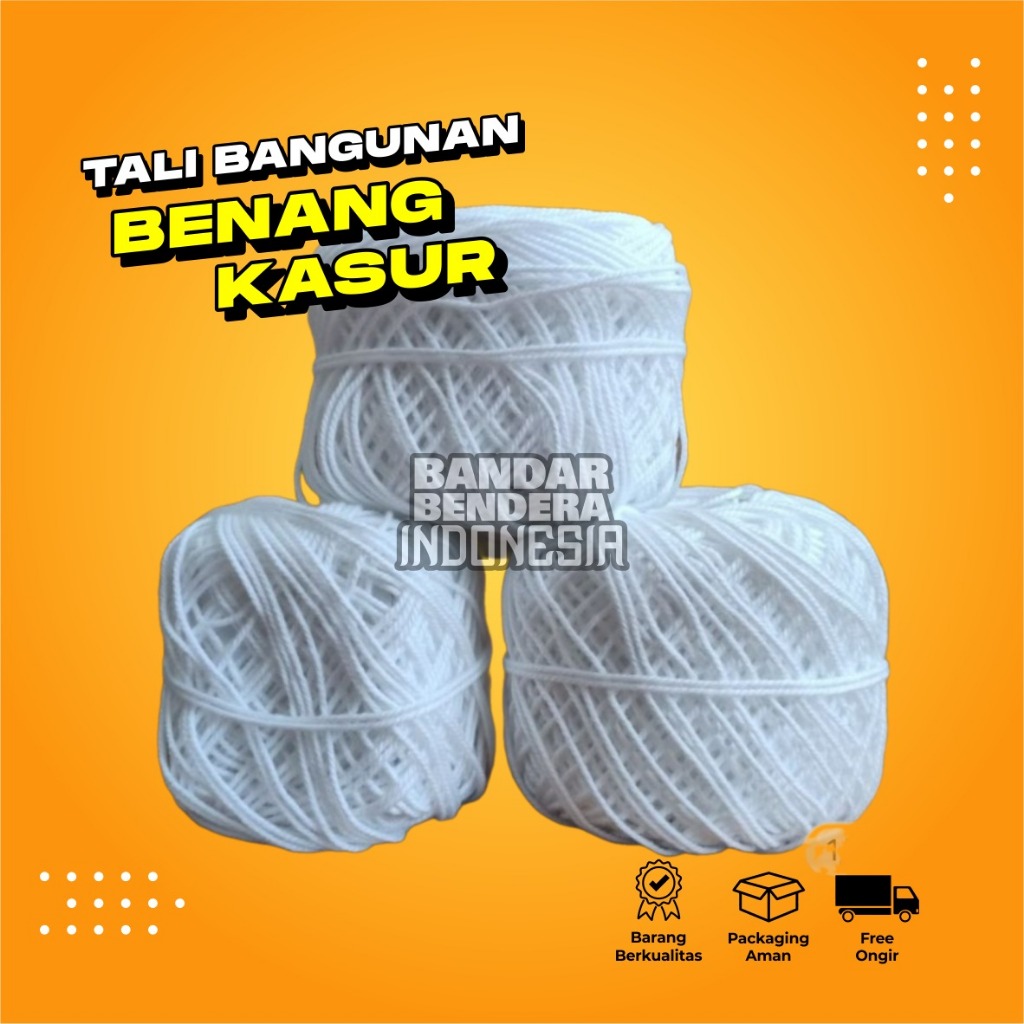 Tali bangunan benang kasur tali putih