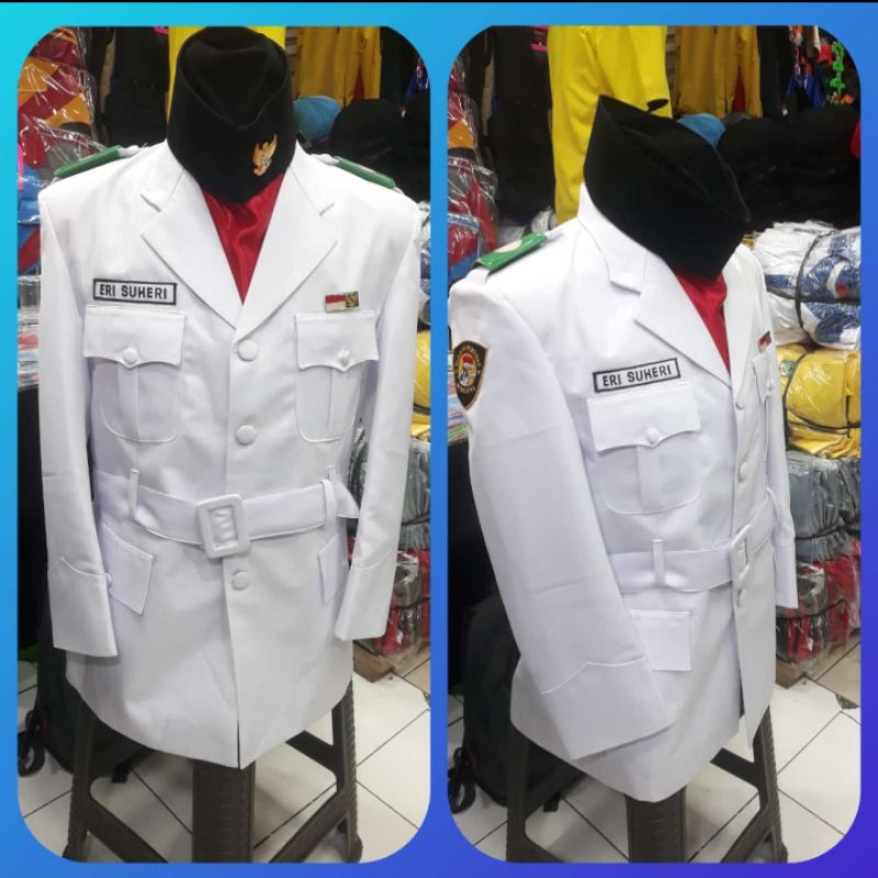 

baju paskibra PDU SETELAN 1 SETT (ATASAN DAN BAWAHAN)