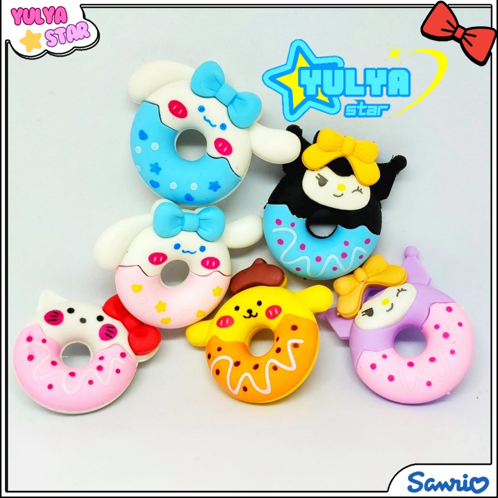

Penghapus Donat Karakter SANRIO / Penghapus lucu Sanrio berbentuk donat