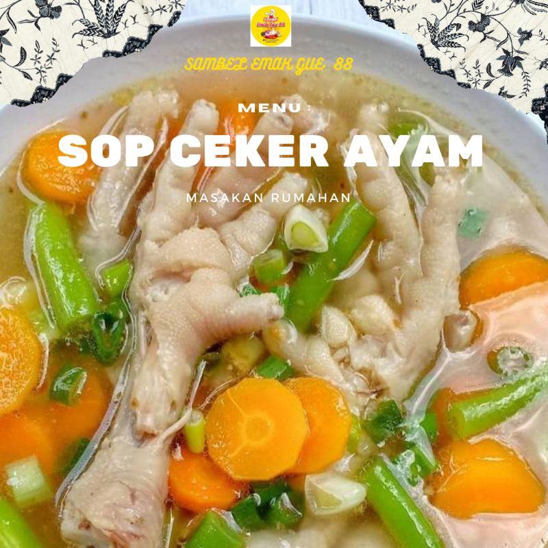 

SOP CEKER AYAM/PORSI ( MASAKAN RUMAHAN DAN LEBIH HEMAT SANGAT NIKMAT UNTUK MAKAN BERSAMA )