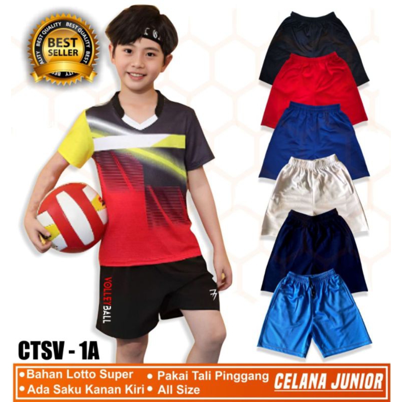Celana Pendek Voli Anak Bawahan Olahraga Volley bal junior Unisex Terbaru
