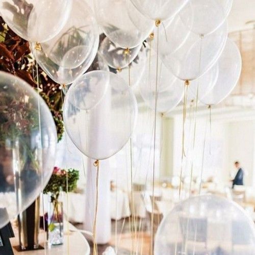 Balon Latex Eceran Transparan Tebal Bening Ulang Tahun Dekorasi