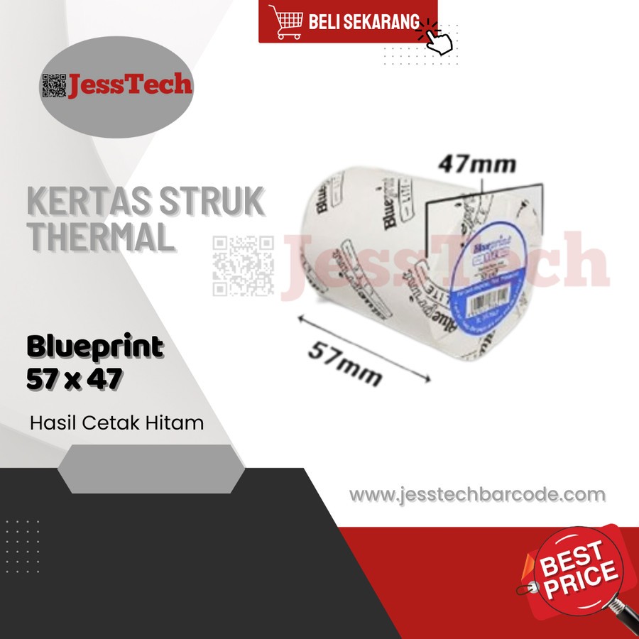 

Kertas Thermal Kertas Kasir Kertas Struk PPOB Lite 57x47mm