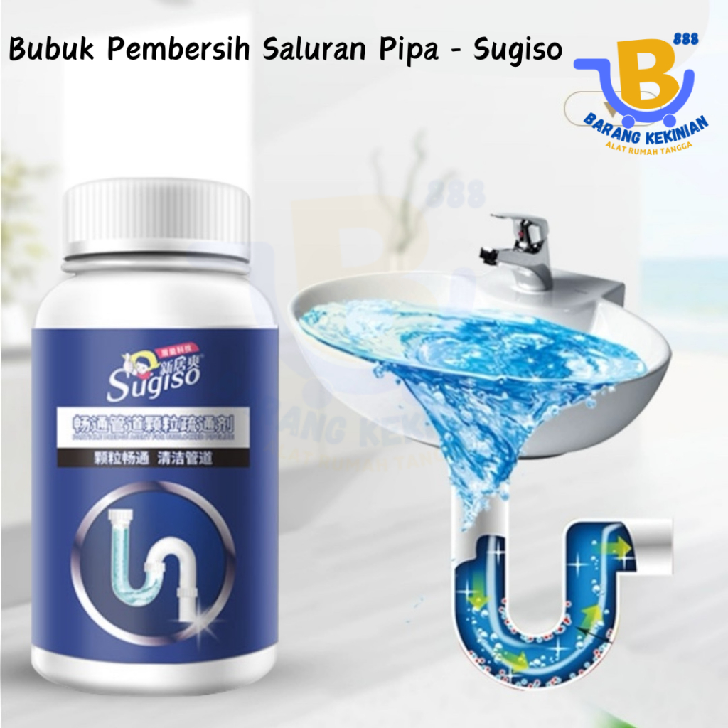 Sugiso Bubuk Pembersih Saluran Pipa anti sumbat