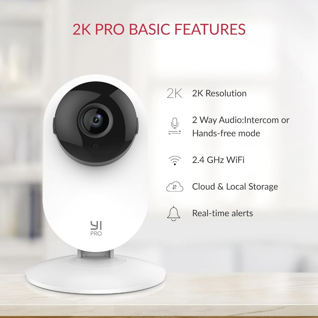 Yi Home 2K Pro / Kamera Cctv  Bundle  32gb Micro SD  / Kamera Cctv Wifi