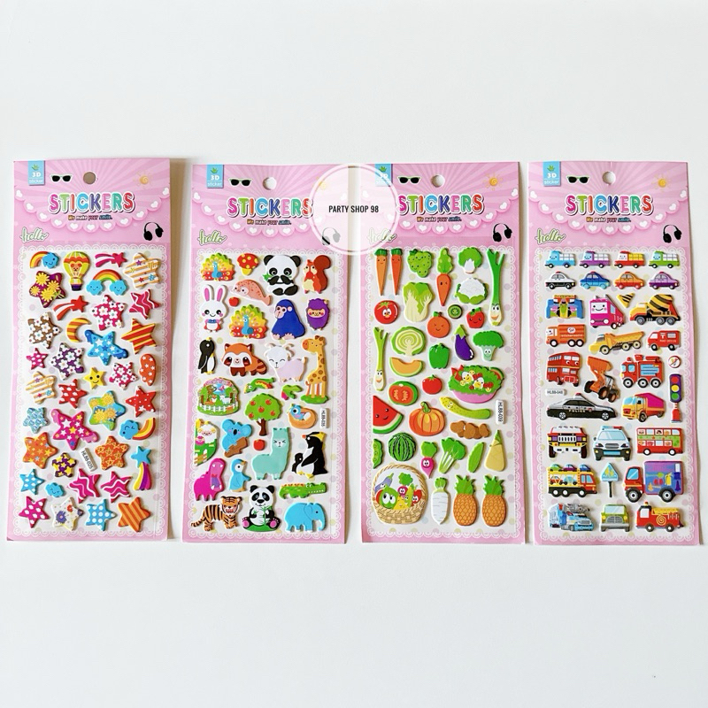 

STICKER ANAK KARAKTER TIMBUL / STICKER DECO / STICKER LUCU