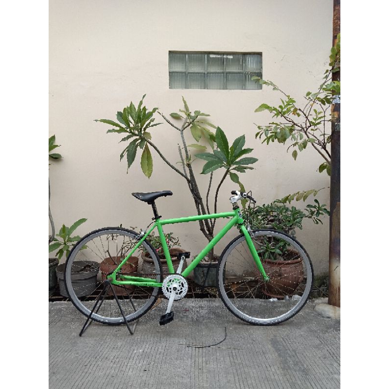 Sepeda Fixie Evergreen Alloy size 48 BUKAN SOLOIST UNITED 77 71 BRAIN MEDULLA PCOLITE VISP TSUNAMI F
