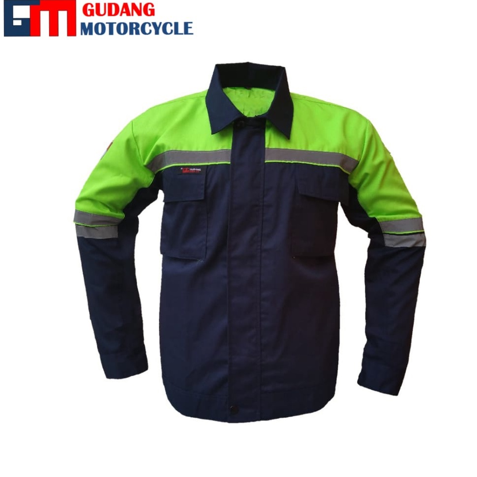 

Baju Safety Proyek Hijau Stabilo n P3J3