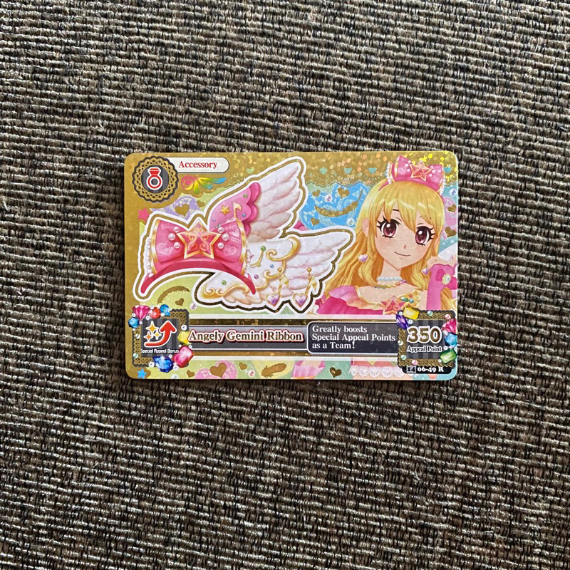 Kartu Aikatsu Rare Ichigo Angely Gemini Ribbon S2V6 Murah Asli Original Official