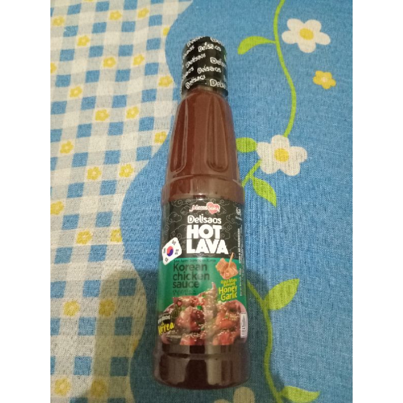 

delisaos hot lava mamasuka korean chicken sauce honey garlic 160gram