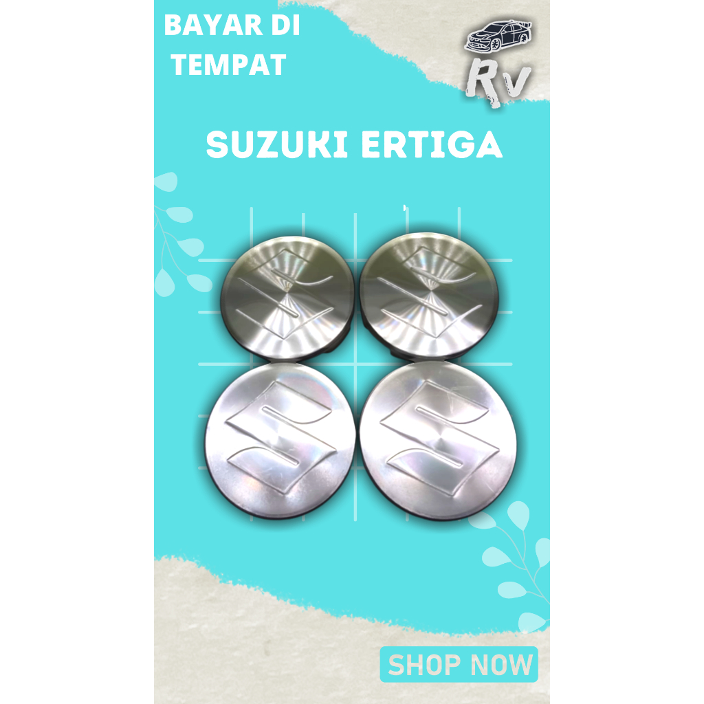 1pcs 54mm Suzuki Tutup Velg Roda Ertiga Baleno Splash Karimun SX4 XL7 Ring 13 14 Polish