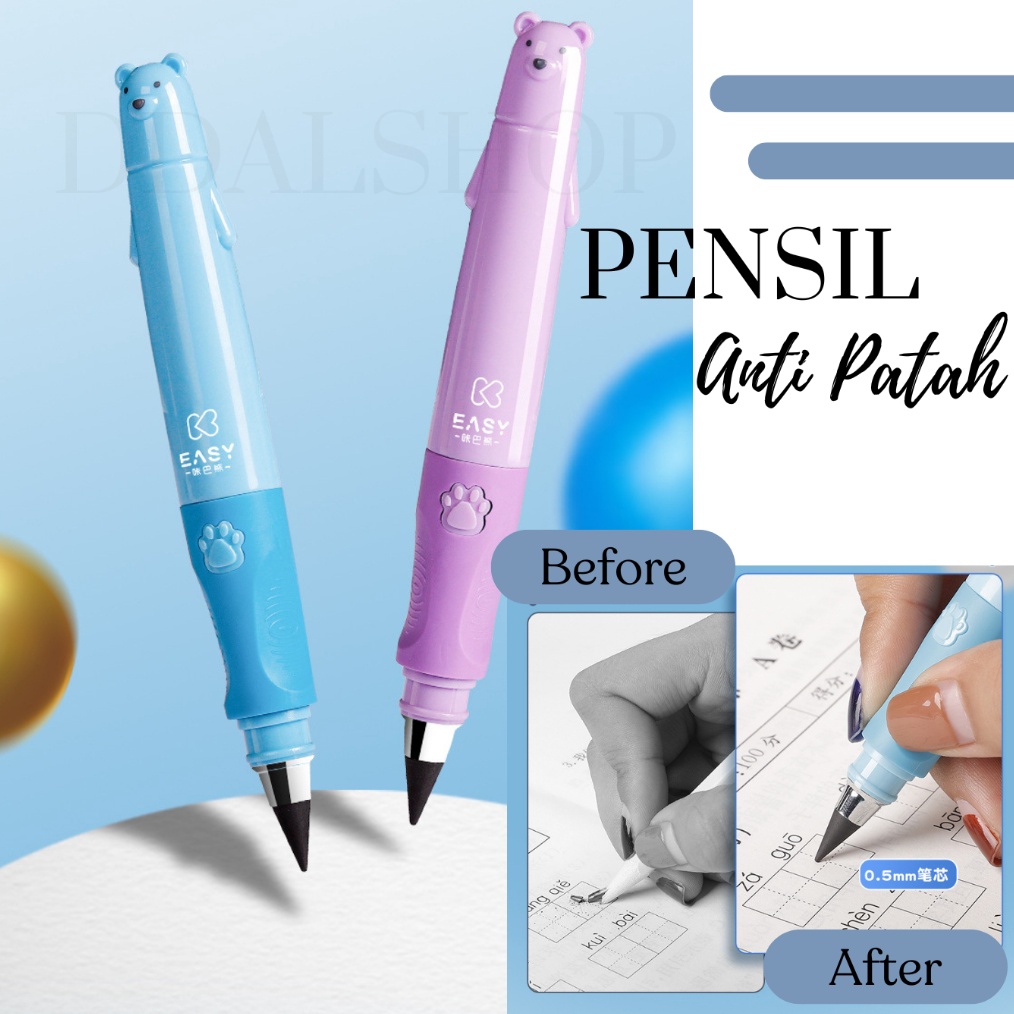 

Pensil Lucu HB Pencil Karakter Unik Little Bear Alat Tulis Perlengkapan Sekolah Anak r S5M5