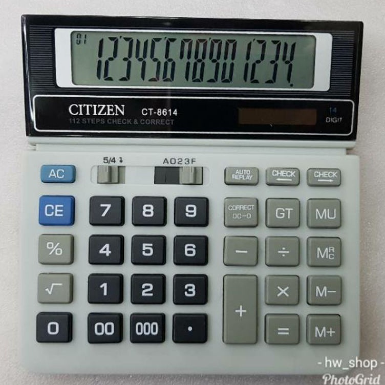 

kalkulator citizen dagang kalkulator citizen CT8614 14 digit c V2E6