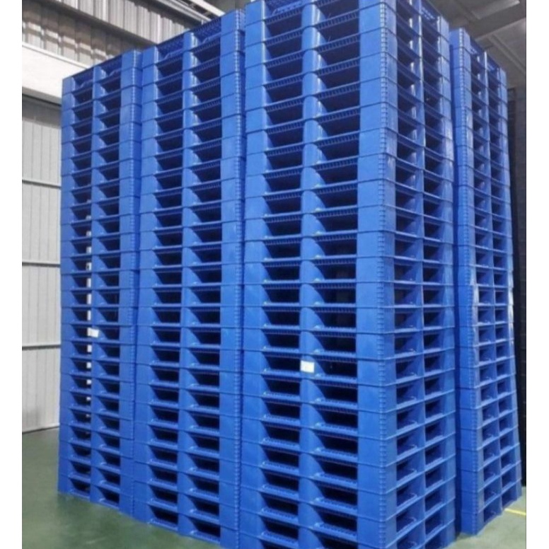 

palet plastik buat tatakan bekas pakek warna biru 11x11x15 o S6D9