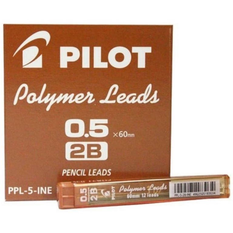 

Isi pensil mekanik pilot 5 mm 2B 1pak12tube b G3I5