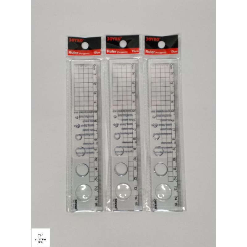 

Penggaris plastik joyko 15 cm / harga 1 pcs RL-P15