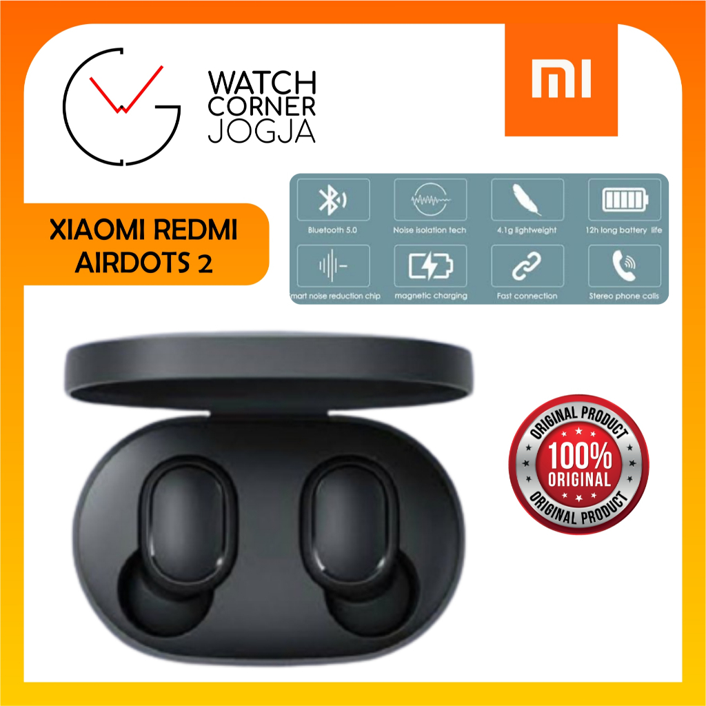 Xiaomi Redmi Airdots 2 TWS Bluetooth Earbuds Earphone ORIGINAL
