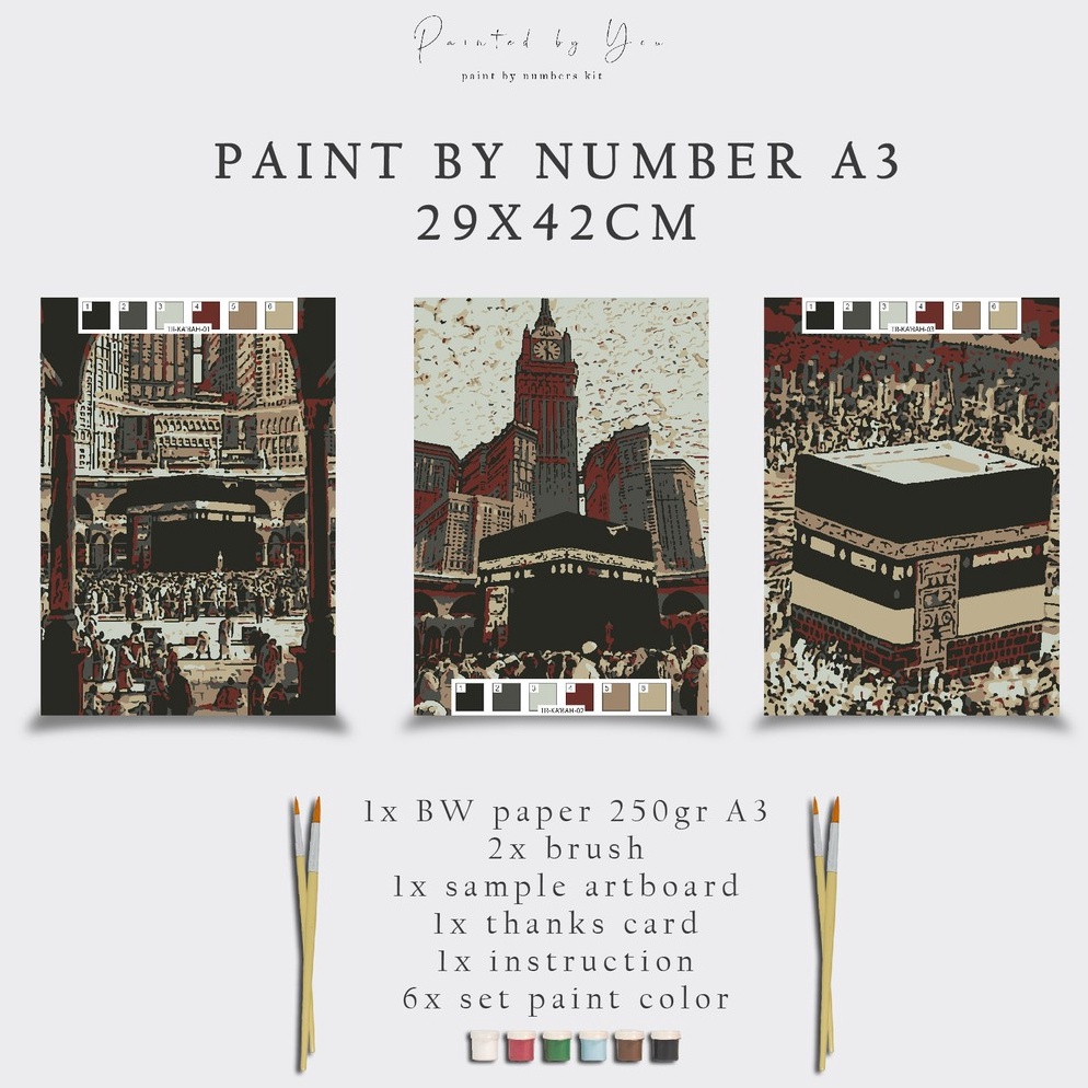 

Paint By Number Kit A3 KABAH a P3F6