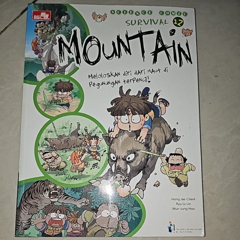 

BUKU/KOMIK BEKAS! SCIENCE COMIC/MOUNTAIN SURVIVAL /MELOLOSKAN DIRI DARI MAUT DI 0EGUNUNGAN TERPENCIL