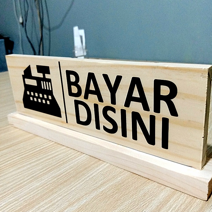 

papan tanda meja bayar disini papan tanda sign board r Y3O6