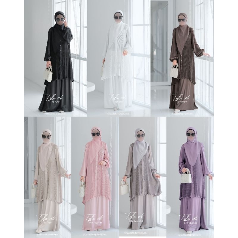 Tyla Series (Tunik+Rok) by Azzahra Premium