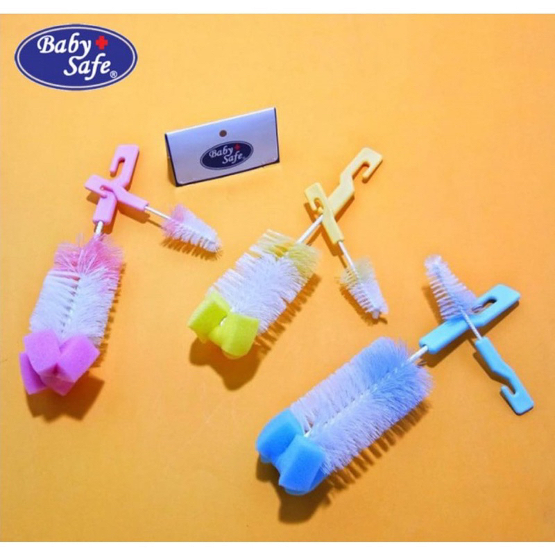 Babysafe sikat botol susu BD037-1 BD037-6/bottle brush susu/pembersih botol susu