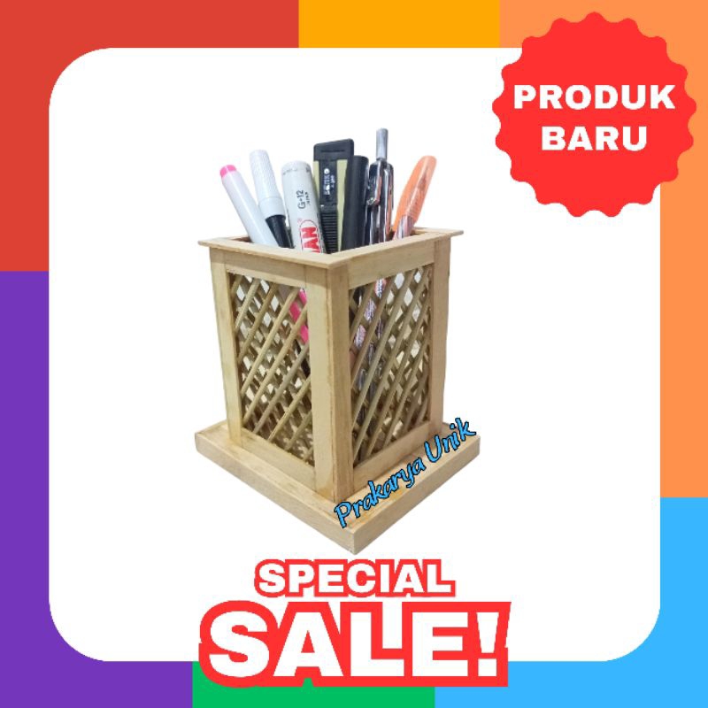 

Prakarya tempat pensil unik dan aesthetic dari stik es krim