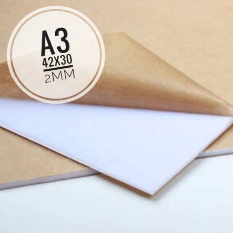 

Acrylic Akrilik Putih Susu A3 42x3 2mm f Q3B3