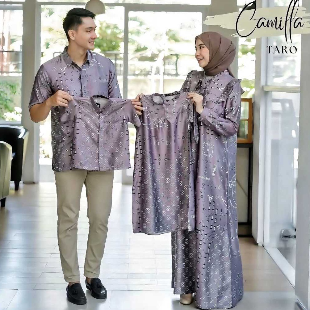KODE X27N Laurel Gamis Couple  Couple Baju Muslim Pasangan Koko Dan Gamis Sarimbit Keluarga Kekinian