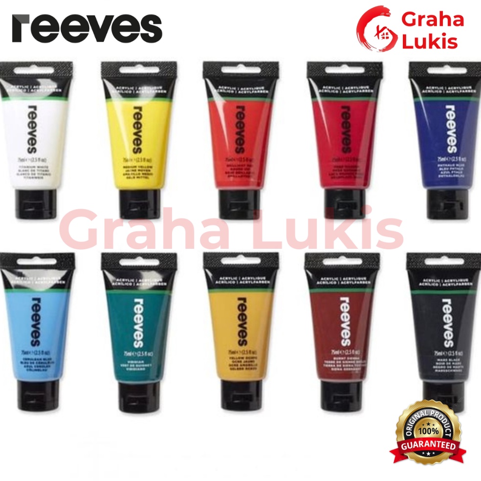 

KODE Y62A Reeves Acrylic Colour Fine Artist 75ml