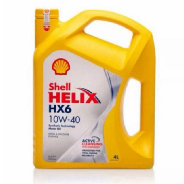 Oli Shell Helix Hx6 4 Liter Oli Mesin Motor Mobil Shell Hx 6 4000ml