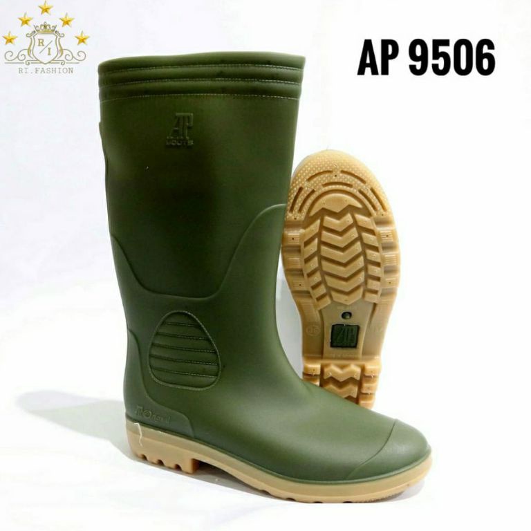 KODE P16X BISA COD  AP Boots ORCA  Sepatu AP Boots Orca  Sepatu Boots Anti Hujan Anti Banjir  Sepatu