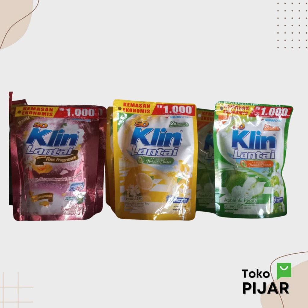 SO KLIN Pembersih Lantai | SoKlin Lantai 52ml