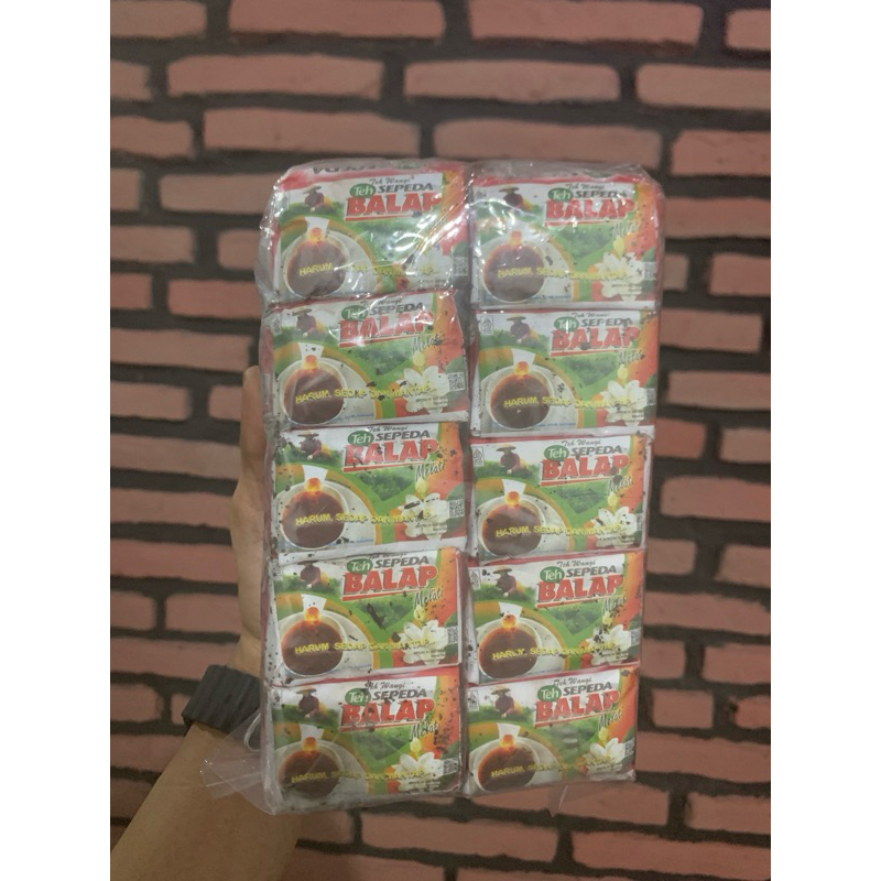 

Teh Balap 1 Slop (kemasan 20gr isi 20 sachet)