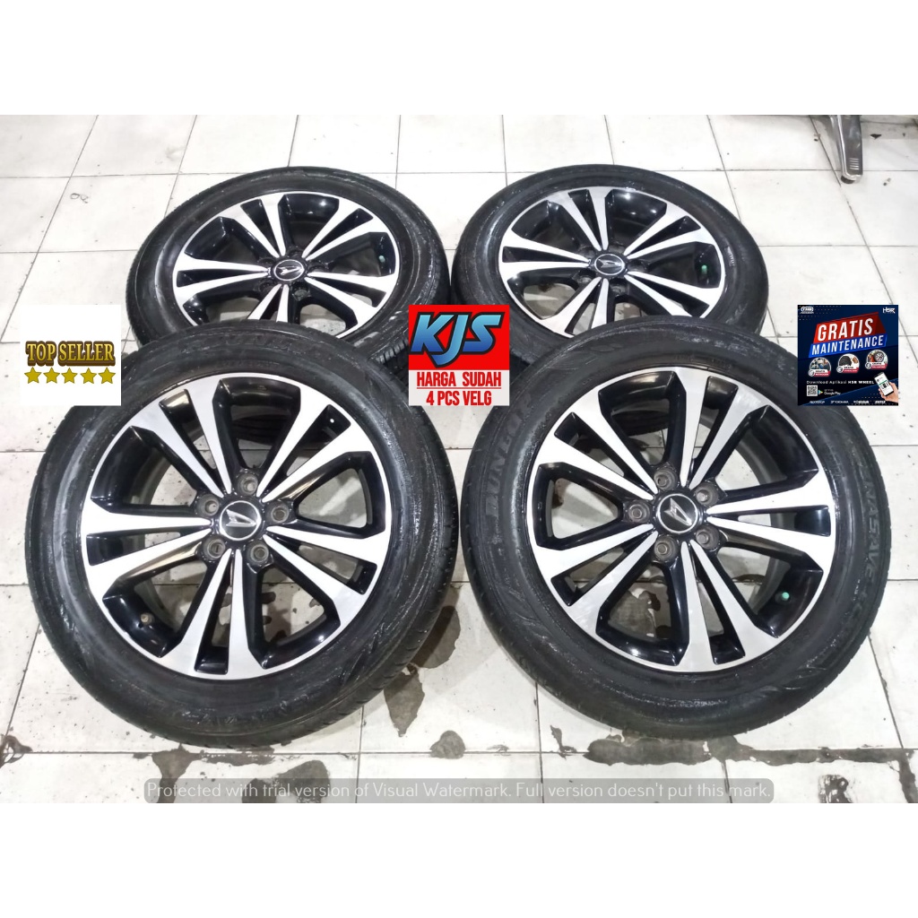 Velg Mobil Copotan Bekas R17 Ori Terios Pcd 5x114 Ban Bonus Ring 17 Buat Rush Innova Camry APV Pelek