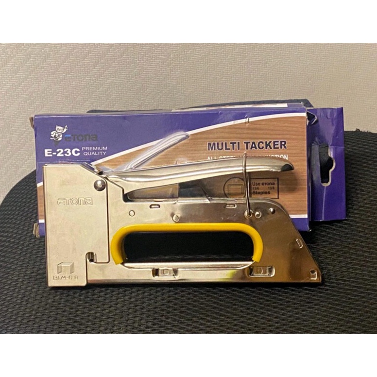 

Gun Tacker staples etona E 23 steples Etona 23 tembakan rapide r23 rapide r23 gun kodenki u N7C4