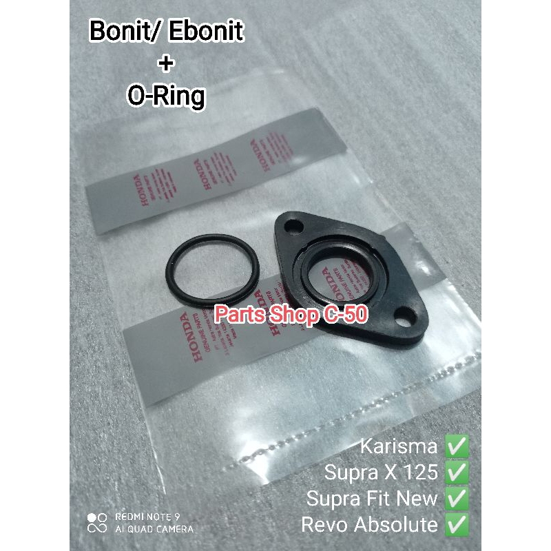 Bonit Ebonit Plus + O Ring Honda Karisma/ Supra X 125/ Supra Fit New/ Revo Absolute