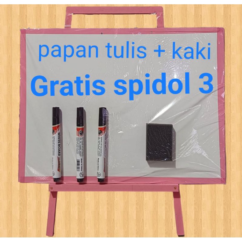 

KODE J5B Papan tulis kaki murah gratis spidol 3