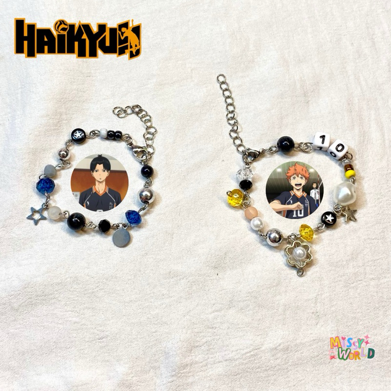 Haikyu Bracelet || Gelang manik anime haikyu