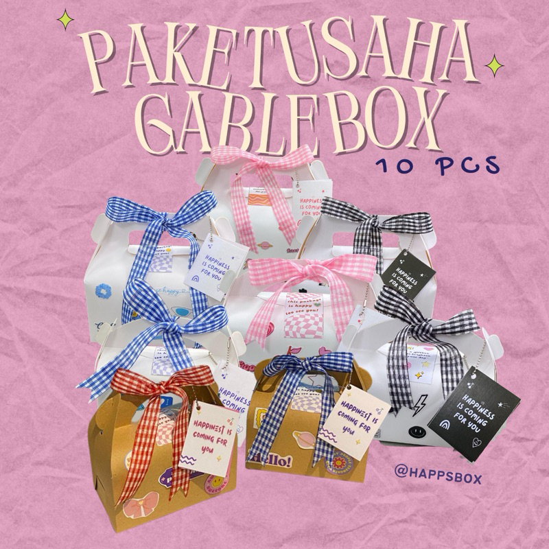 

PAKET USAHA/PAKET BOX (ONLY BOX) 10 PCS