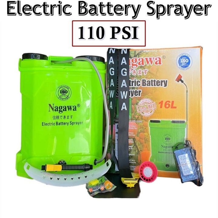 Tangki Sprayer Elektrik Yokohama/Nagawa 16 Liter Alat Semprot Hama Otomatis