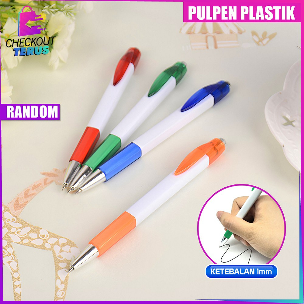 

CT A94 Pulpen Plastik 1MM Pen Promosi Segi Empat / Pena Cetekan Pulpen Alat Tulis Kantor dan Sekolah Pulpen Souvenir Carinex