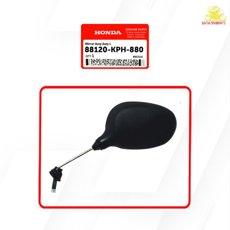 Spion Kiri Mirror Assy L Back 88120 KPH 880