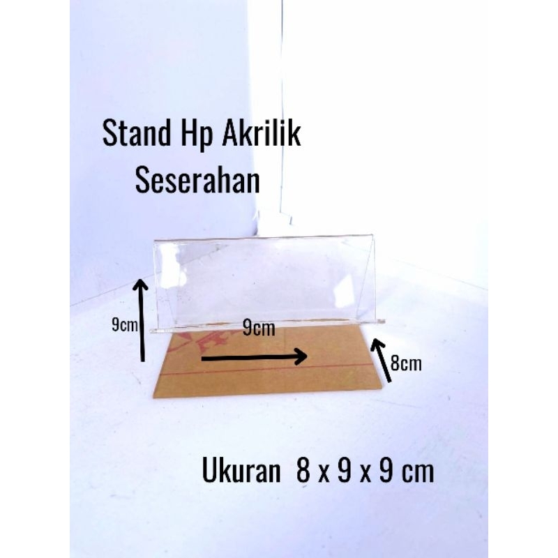 STAND Hp Akrilik/ Dudukan Handphone  Holder Akrilik