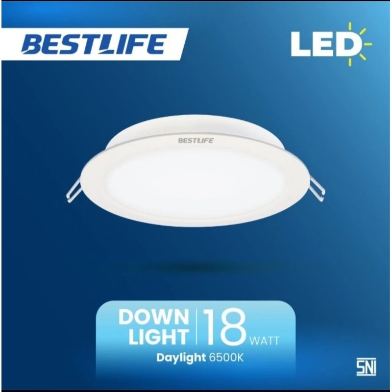BESTLIFE LED Downlight 18 Watt 6500K Putih