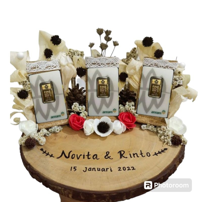 Tempat Mahar Hantaran 1 LM hingga  5 LM dan  tempat uang#2LM&cincin