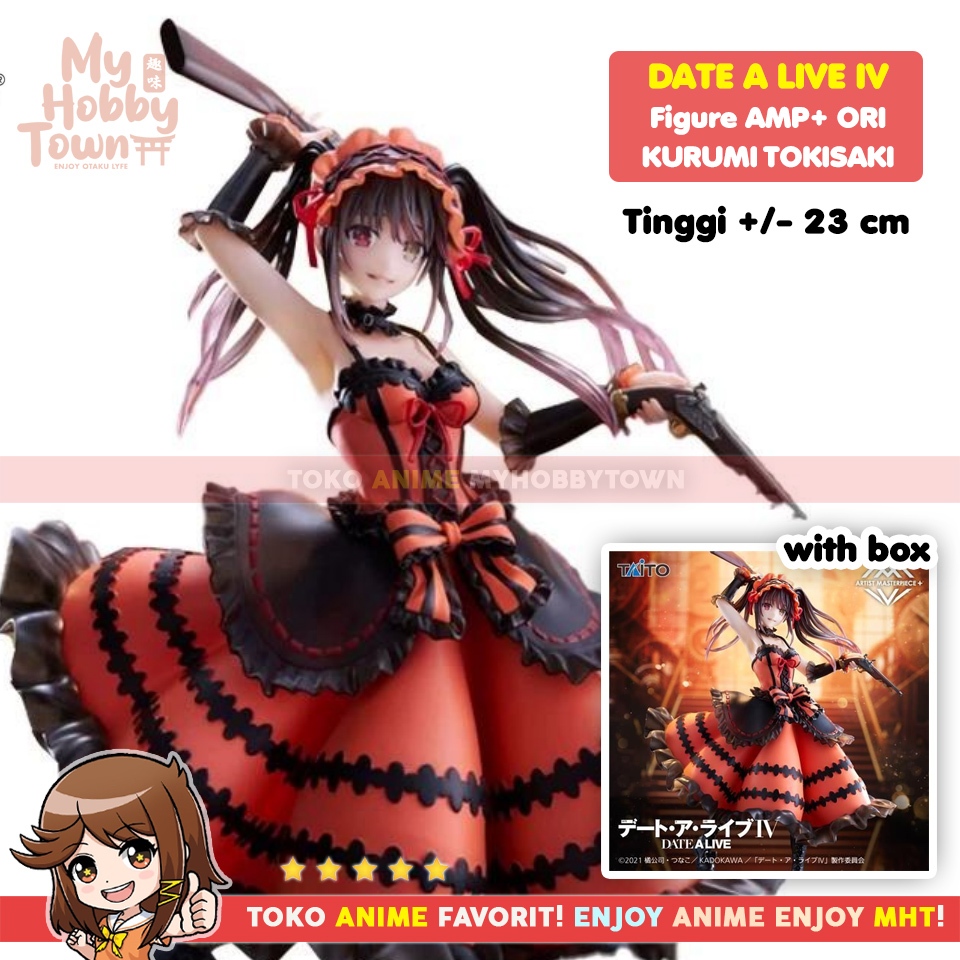 Figure Anime Taito Date A Live IV AMP Kurumi Tokisaki Version ORI